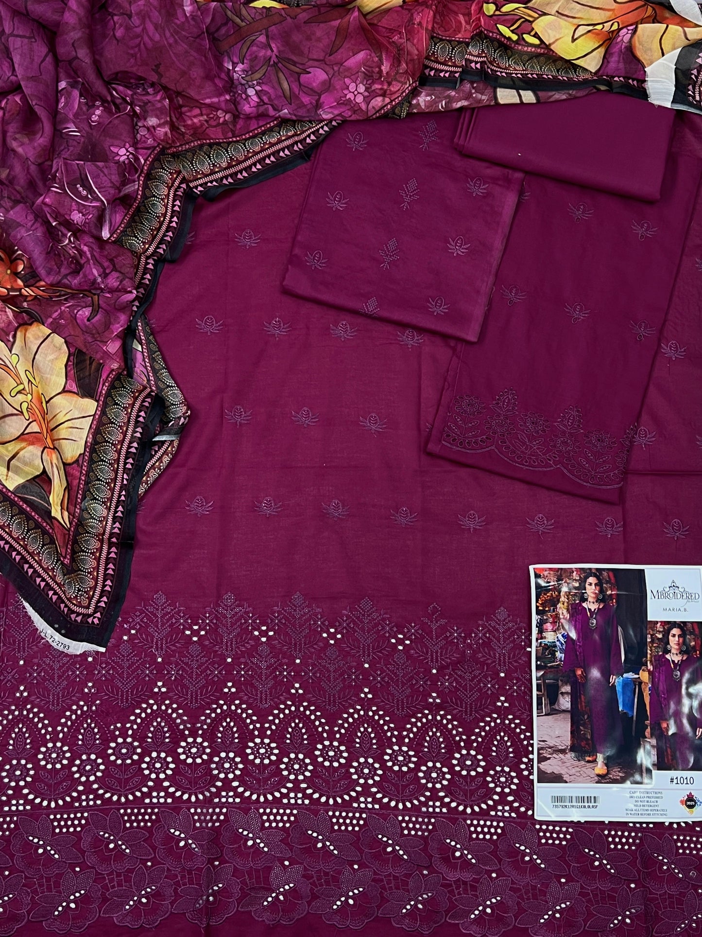 Premium 3PC Fancy Lawn Embroidery Collection – Eid Edition