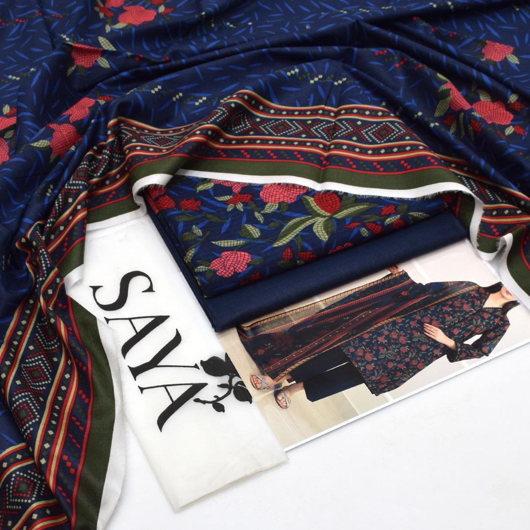 Premium 3PC Digital Lawn Suit – 2025 Summer Collection