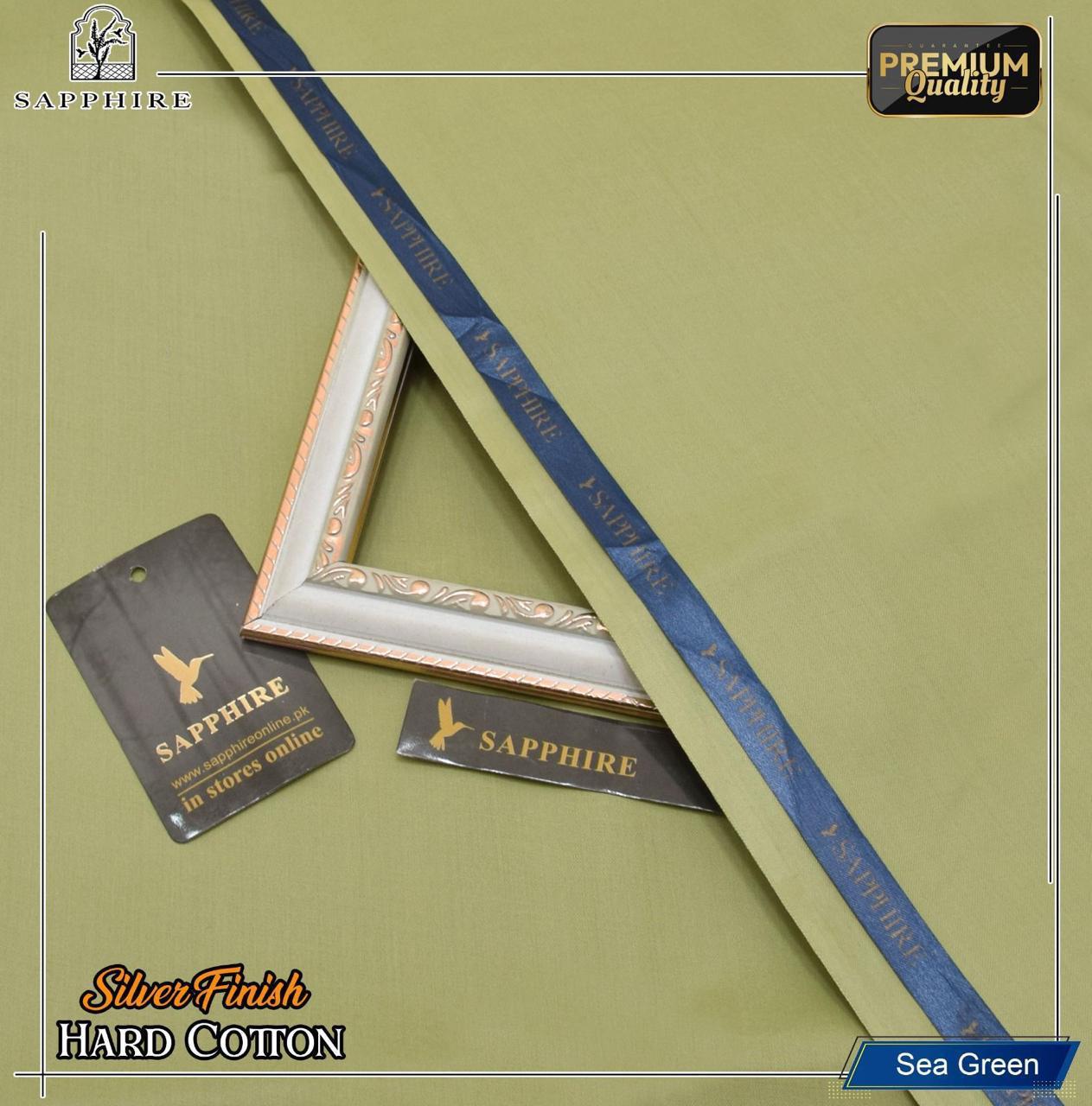 Premium Pure Silver Finish Cotton Suit β Summer 2025