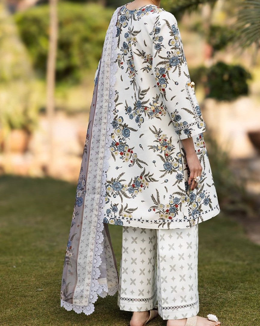 Printed Allover 3-Piece Lawn Suit – BANA DORA New Volume