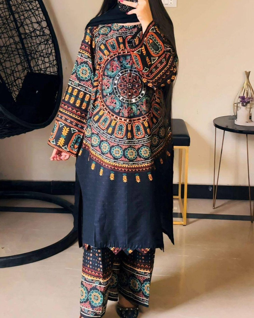 Premium Swiss Lawn β Digital Printed 2PC Set Stitched