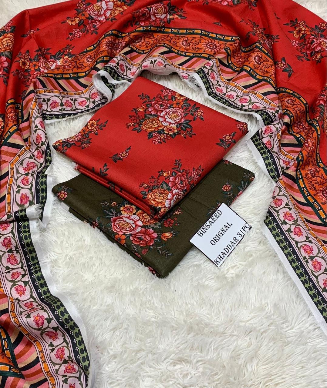 Winter 2025 Khaddar 3 Piece Printed Collection