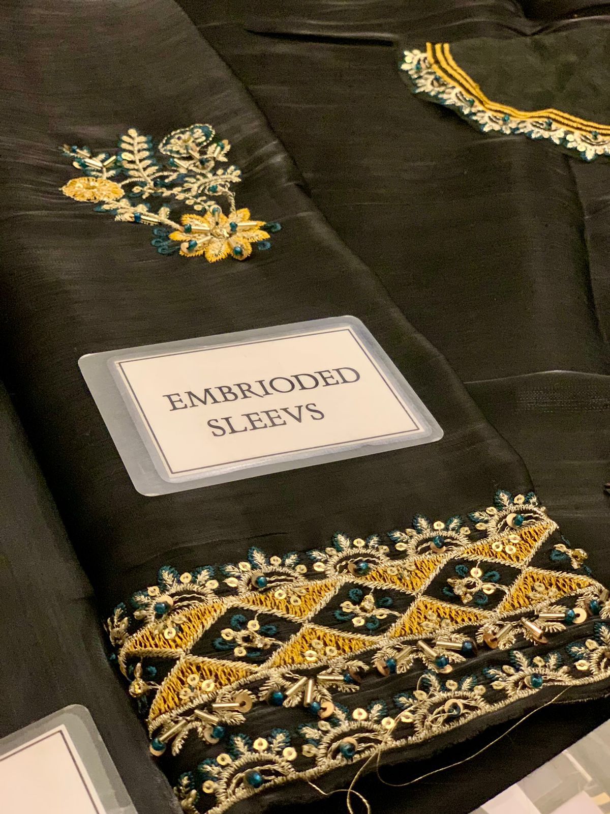 Luxury Lava Silk 3-Piece Unstitched Suit – Premium Adda Work Edition