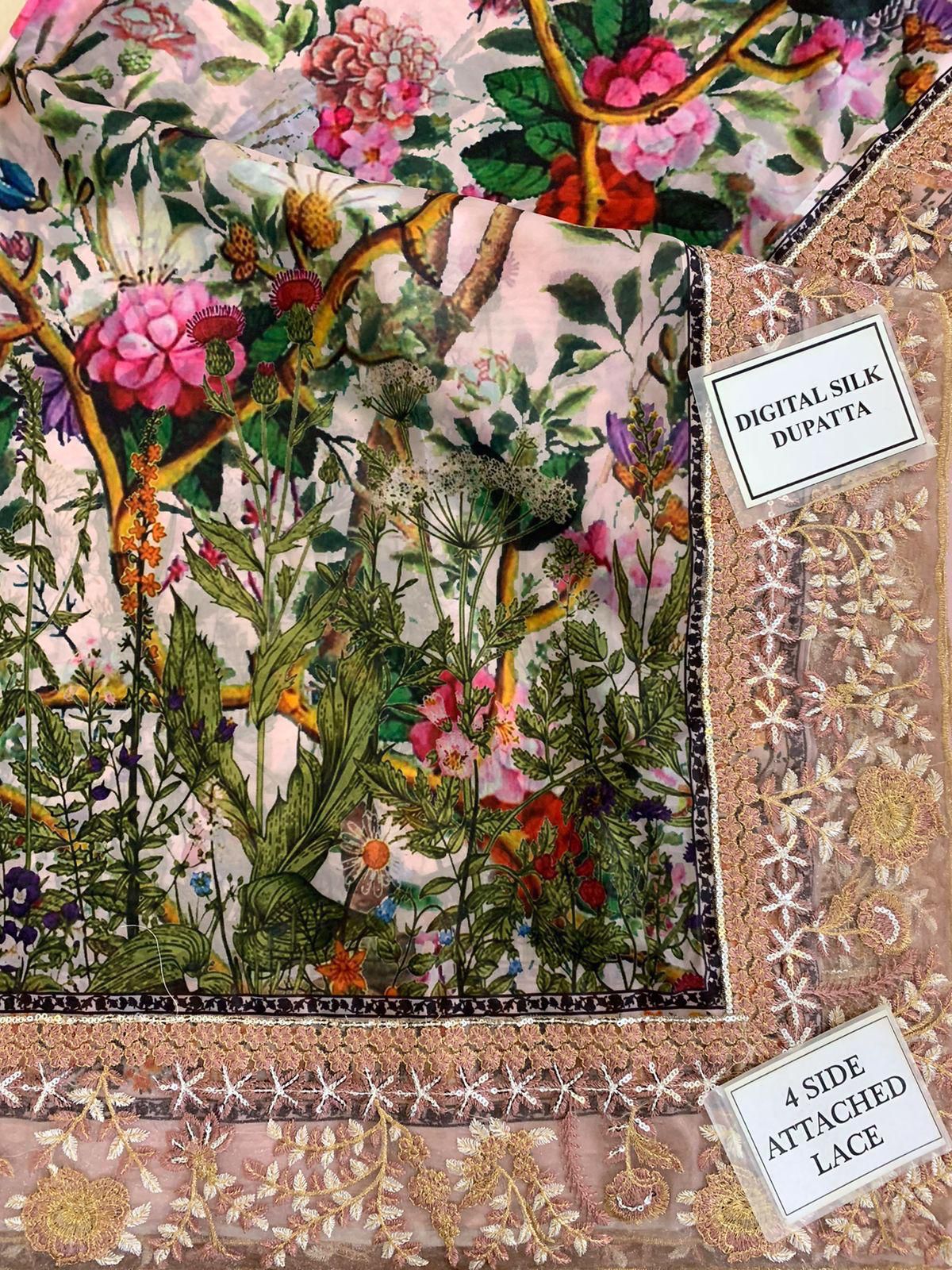 Luxurious Silk Festive Collection – 3-Piece Embroidered Suit