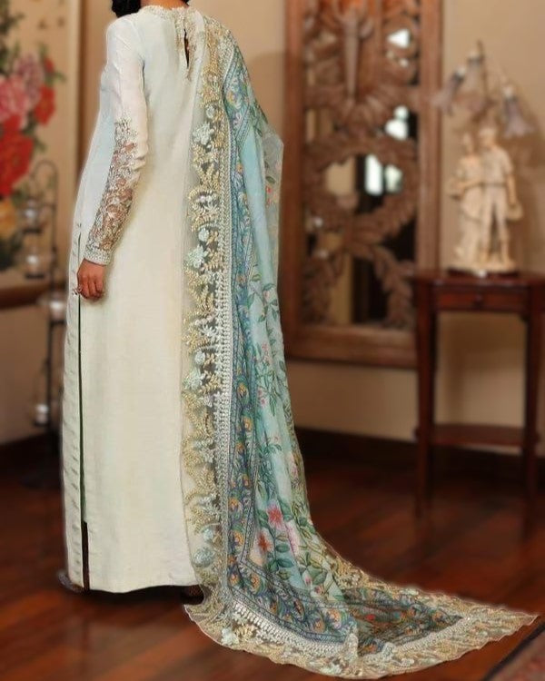 Luxurious Silk Festive Collection – 3-Piece Embroidered Suit