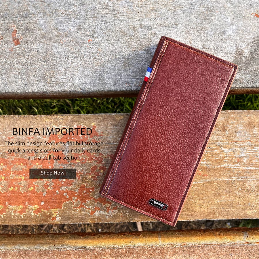 Classic Bowesi Style Long Wallet – Spacious Card Mobile Holder