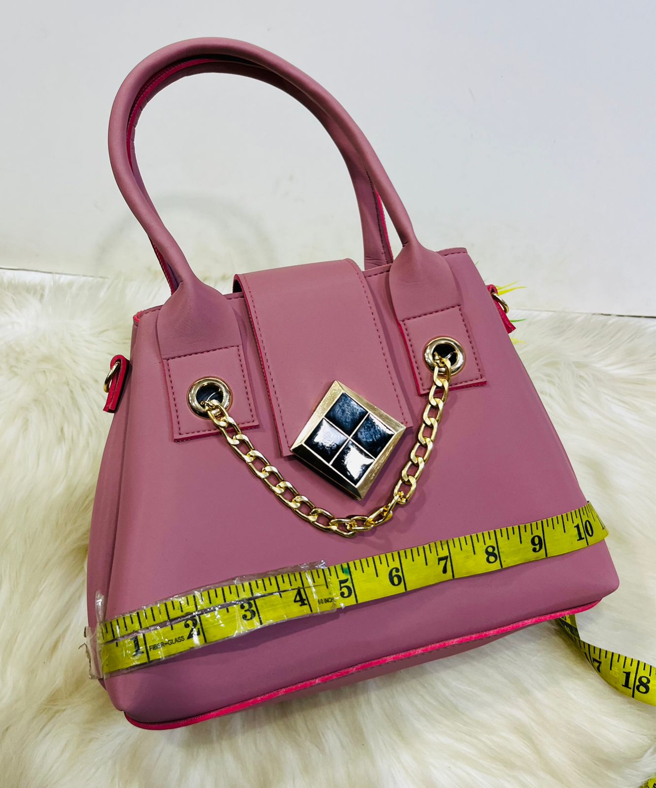 Trendy Crossbody Bag for Girls – 3 Partitions, Long Strap & Marble Design
