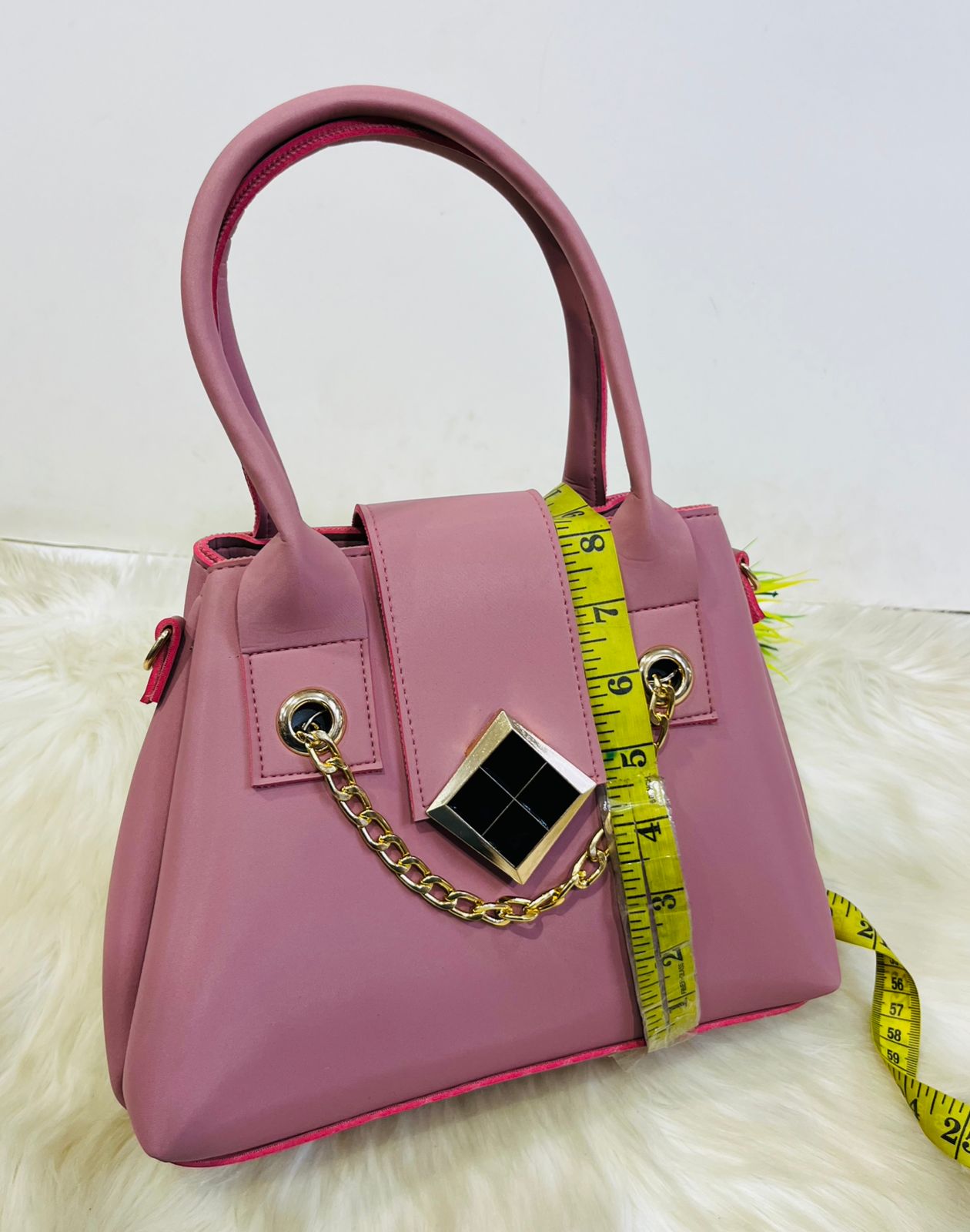 Trendy Crossbody Bag for Girls – 3 Partitions, Long Strap & Marble Design