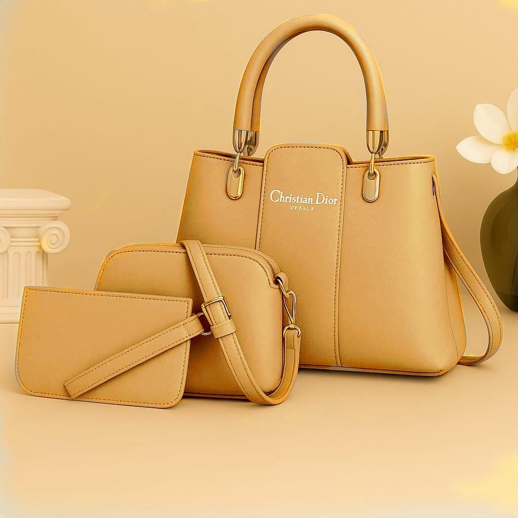 Elegant 3Pcs Shoulder Bag Set for Women – Premium Quality & Stylish Design