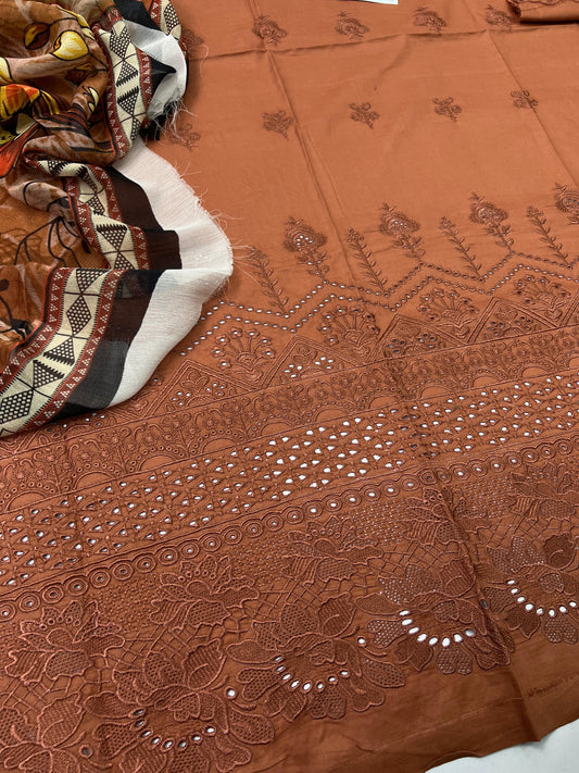 Premium 3PC Fancy Lawn Embroidery Collection – Eid Edition
