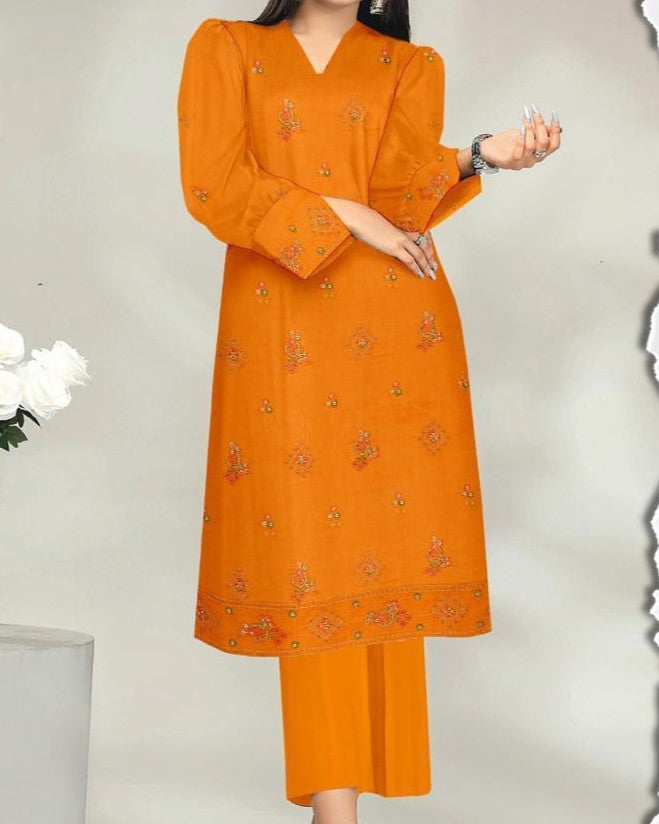 2PC Shuttle Less Pure Lawn (90/70) Summer Collection 2K25