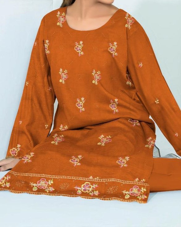 2PC Shuttle Less Pure Lawn (90/70) Summer Collection 2K25
