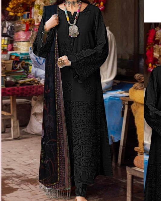 Premium 3PC Fancy Lawn Embroidery Collection – Eid Edition