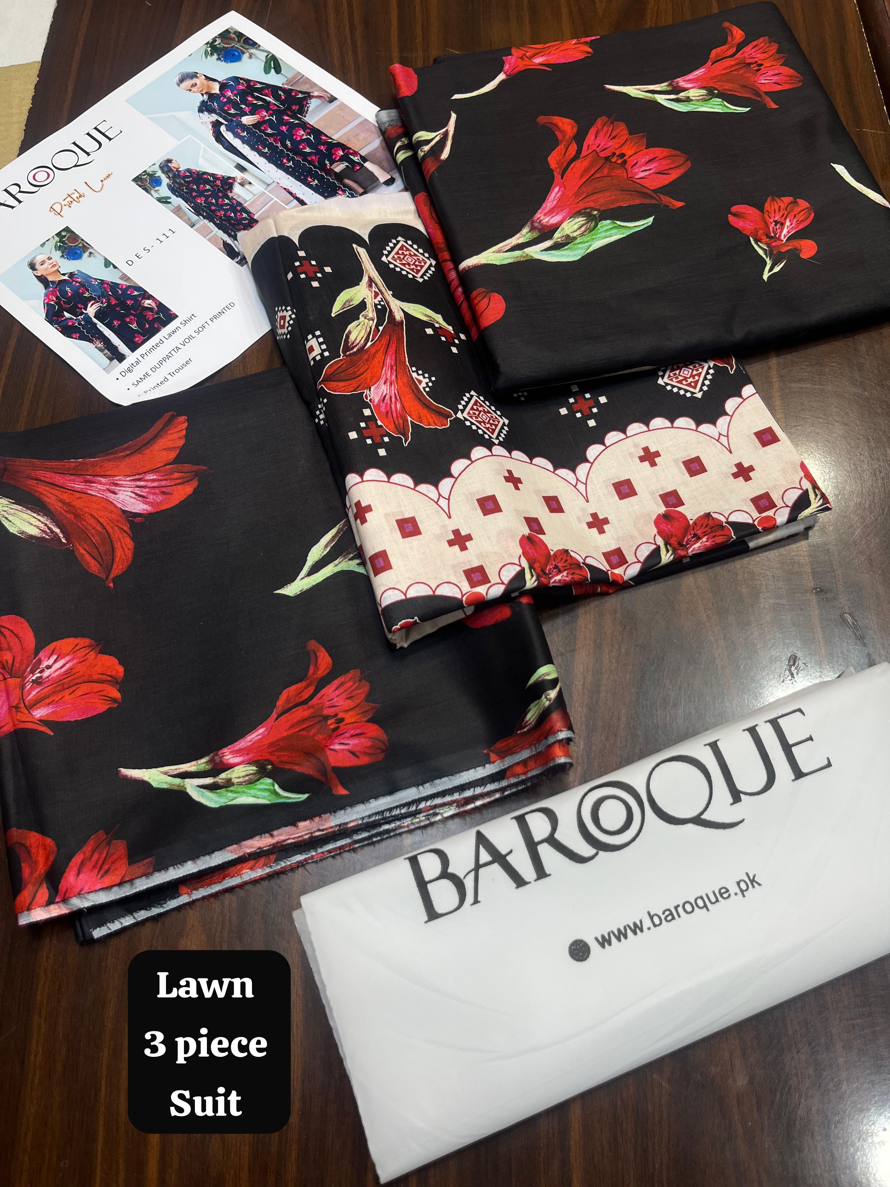 3 piece digital lawn collection for women in Pakistan