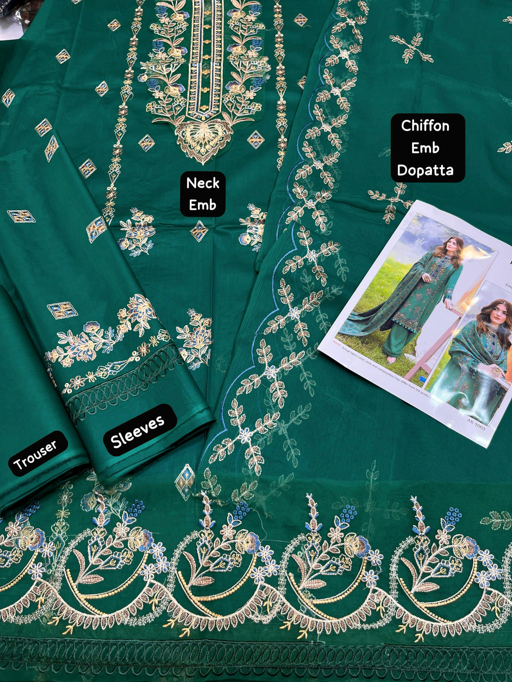 Summer Luxe ’25 – Embroidered 3PC Lawn Set