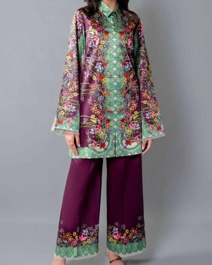 NEW ARRIVAL Shamooz Silk – Tie & Dye Digital Printed 3PC