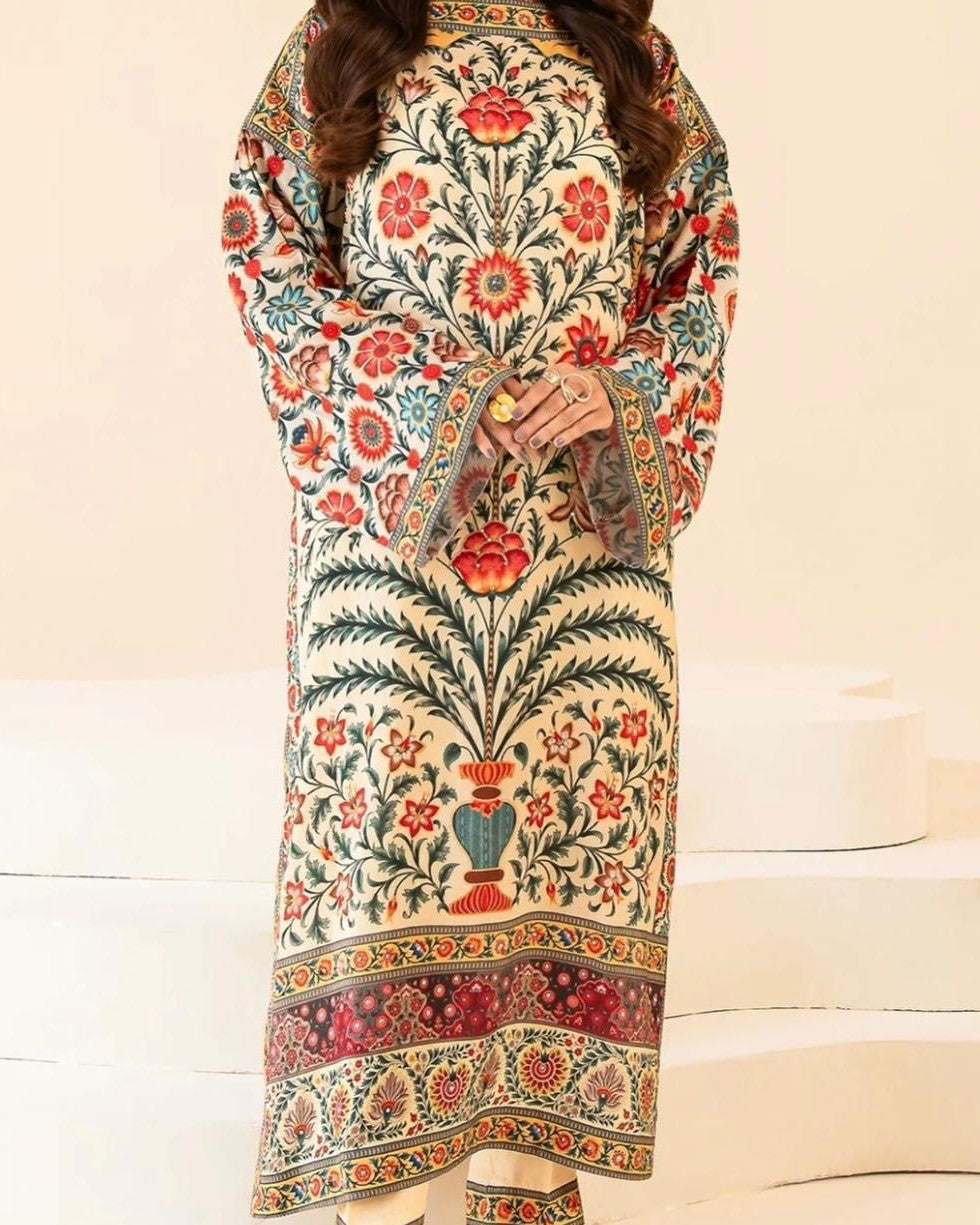 NEW ARRIVAL Shamooz Silk – Tie & Dye Digital Printed 3PC