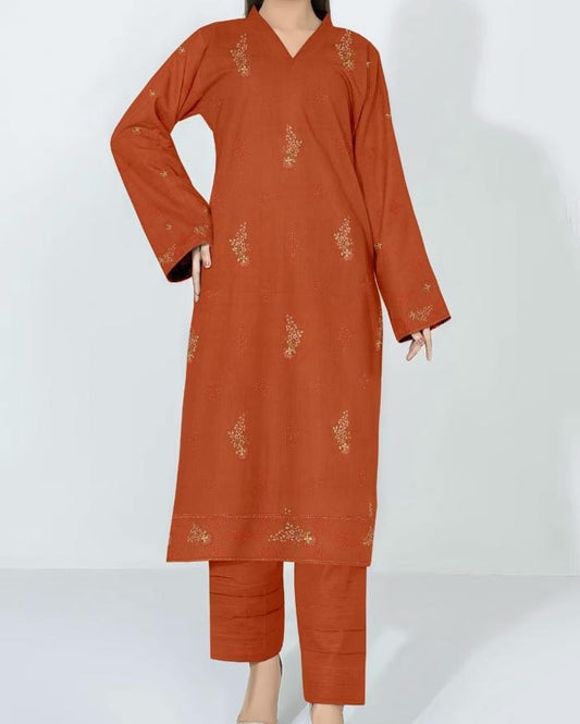2PC Shuttle Less Pure Lawn (90/70) Summer Collection 2K25