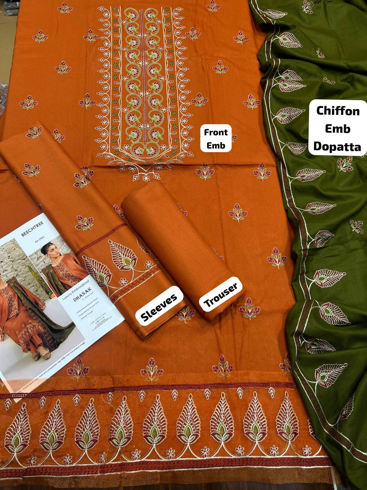 Summer Luxe ’25 – Embroidered 3PC Lawn Set