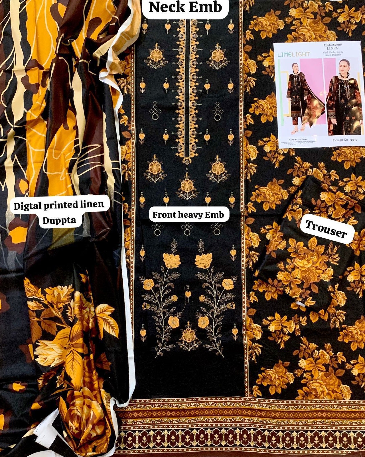 "Affordable linen 3 piece suit online in Pakistan"