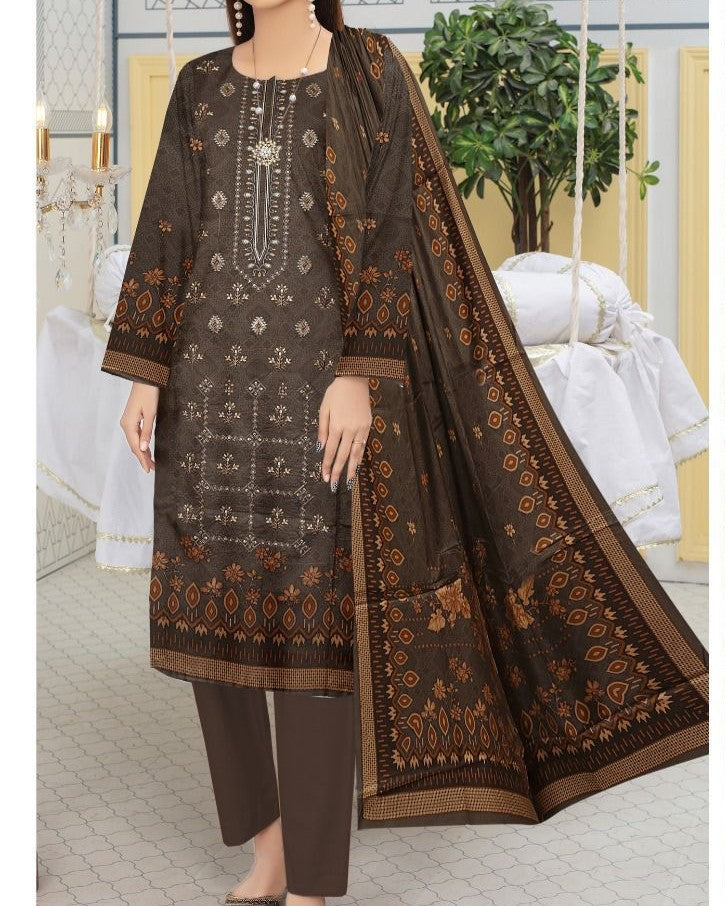 Premium Linen 3 Piece Collection Embroidered