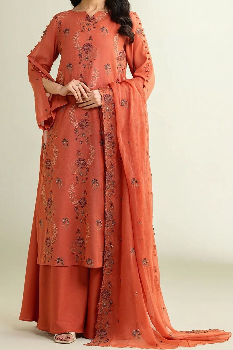 Summer Luxe ’25 – Embroidered 3PC Lawn Set