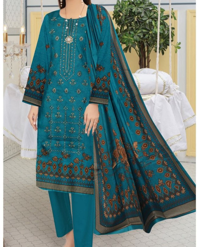 Premium Linen 3 Piece Collection Embroidered
