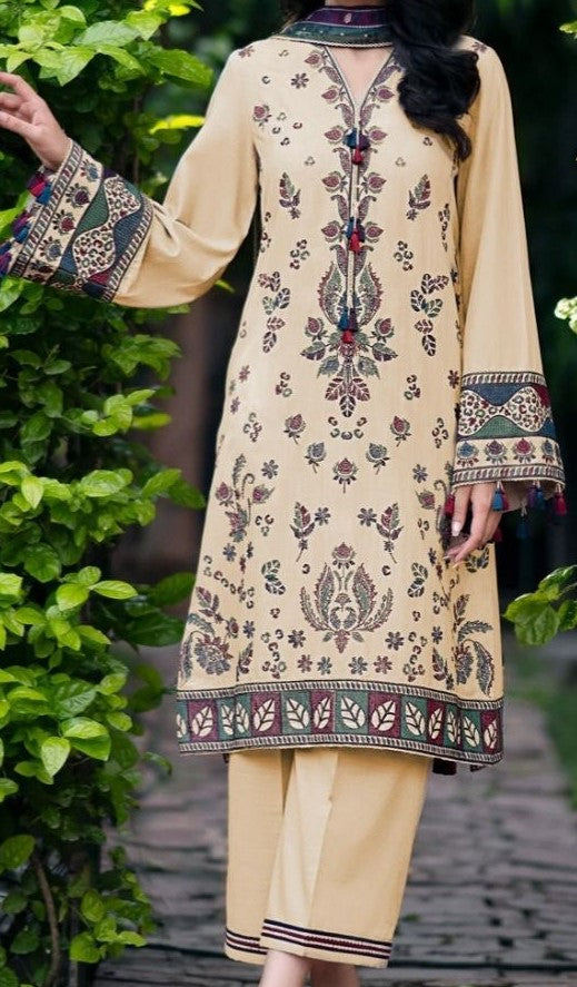 Premium 3PC Lawn Suit – Hit Code 6095