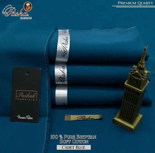 Soft Egyptian Cotton Summer Suit – Premium 4.5M Fabric (20 Shades)