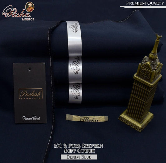 Soft Egyptian Cotton Summer Suit – Premium 4.5M Fabric (20 Shades)