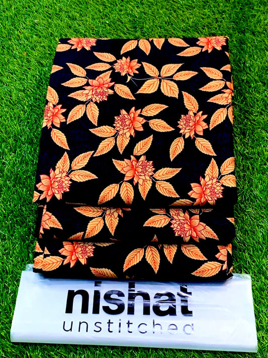 2025 Summer Collection – 2PC Printed Bana Doria Lawn Suit