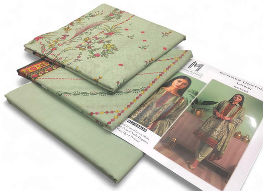 Premium 3PC Printed Lawn Suit – Guaranteed Quality
