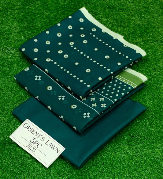 Premium 3PC Lawn Suit – 2025 Summer Collection