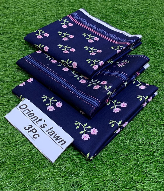 Premium 3PC Lawn Suit – 2025 Summer Collection