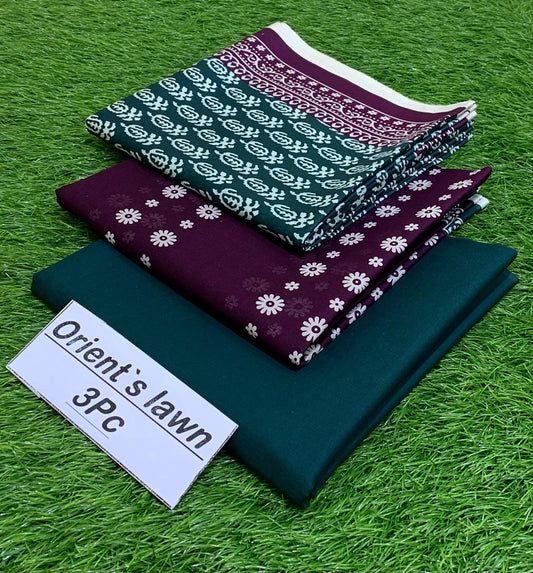 Premium 3PC Lawn Suit – 2025 Summer Collection