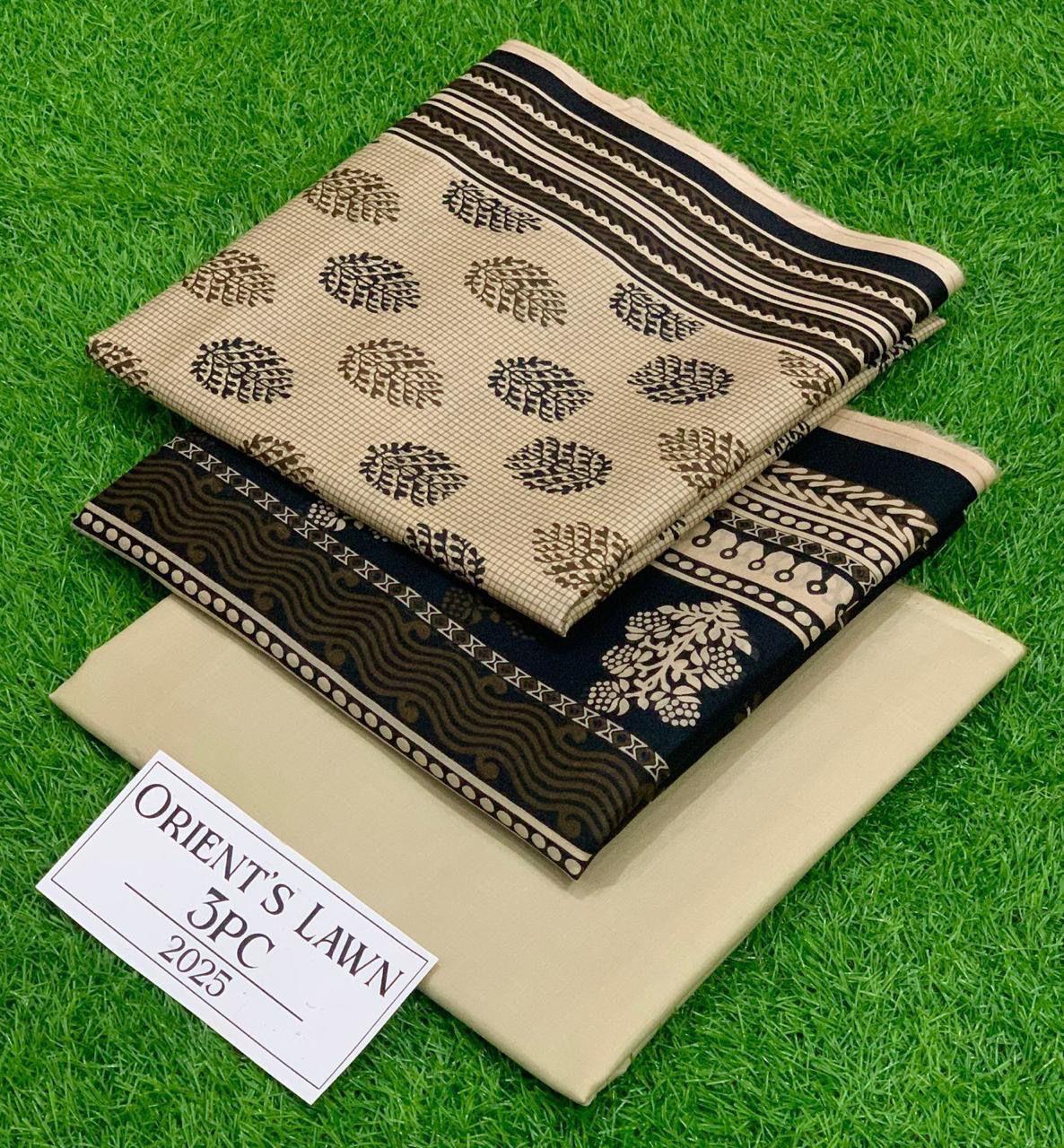 Premium 3PC Lawn Suit – 2025 Summer Collection