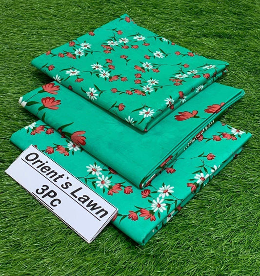 Premium 3PC Lawn Suit – 2025 Summer Collection