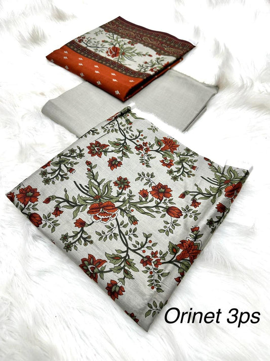 Premium 3PC Lawn Suit – 2025 Summer Collection