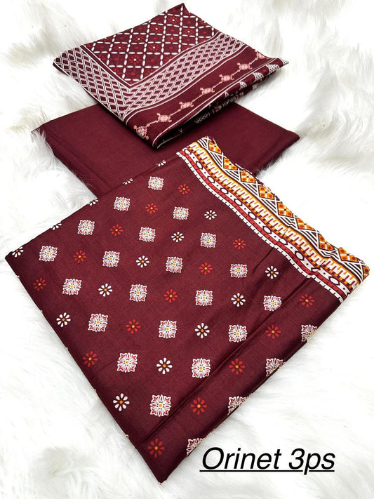 Premium 3PC Lawn Suit – 2025 Summer Collection