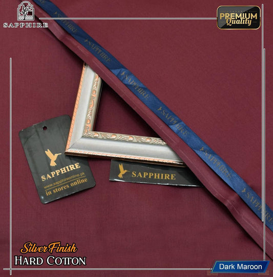 Premium Pure Silver Finish Cotton Suit – Summer 2025