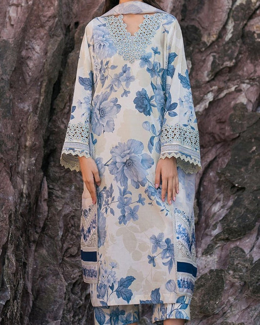 Printed Allover 3-Piece Lawn Suit – BANA DORA New Volume