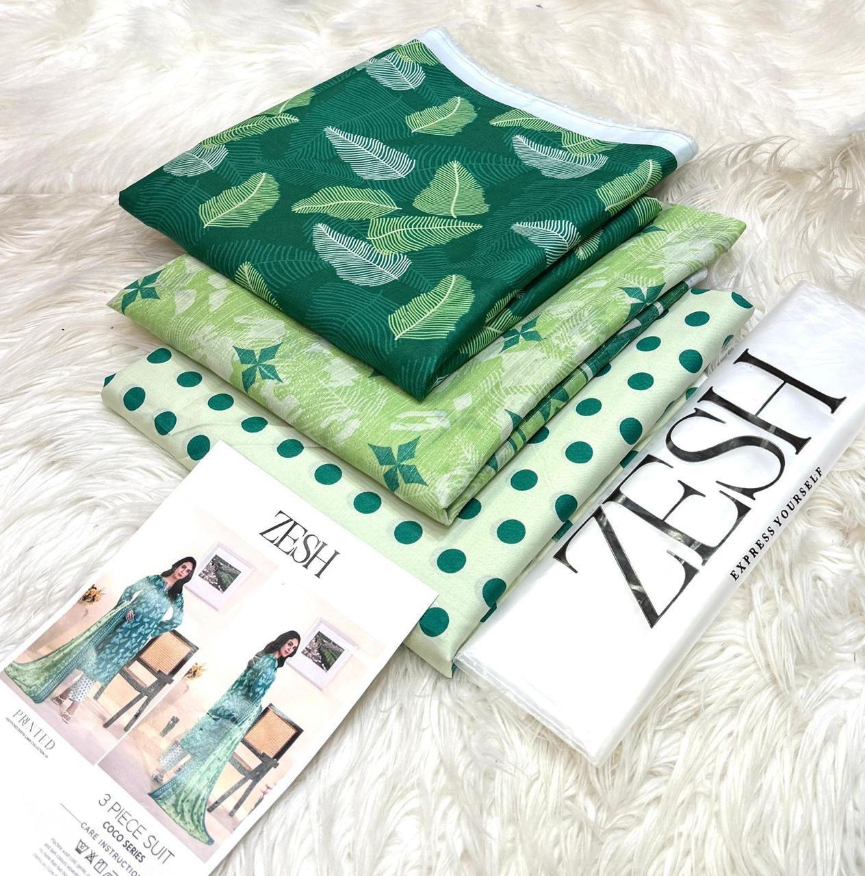 Elegant Printed Lawn Suit with Soft Dupatta – Summer 2025