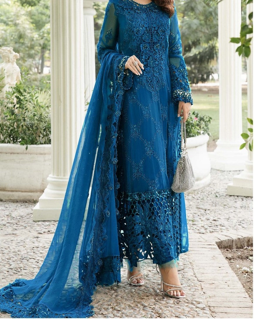 Elegant Chikan Kari Premium Lawn – 3 Piece embroidery Collection
