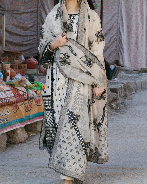 Luxury Cotton Net – Embroidered Formal Collection (Unstitched 3-Piece)