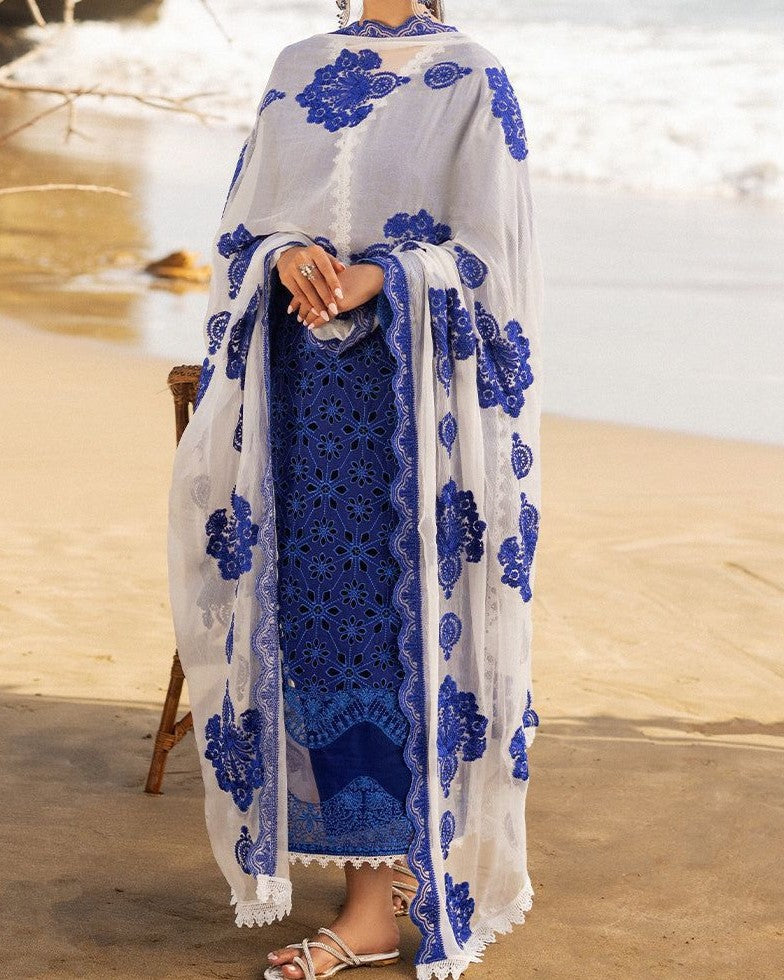 Chikankari Elegance – Embroidered Lawn 3-Piece Set