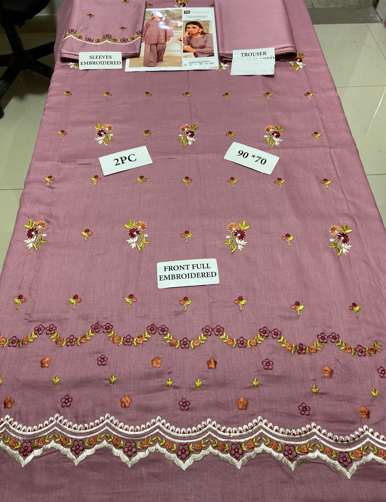 Elegant & Affordable – Embroidered Premium Lawn 2-Piece