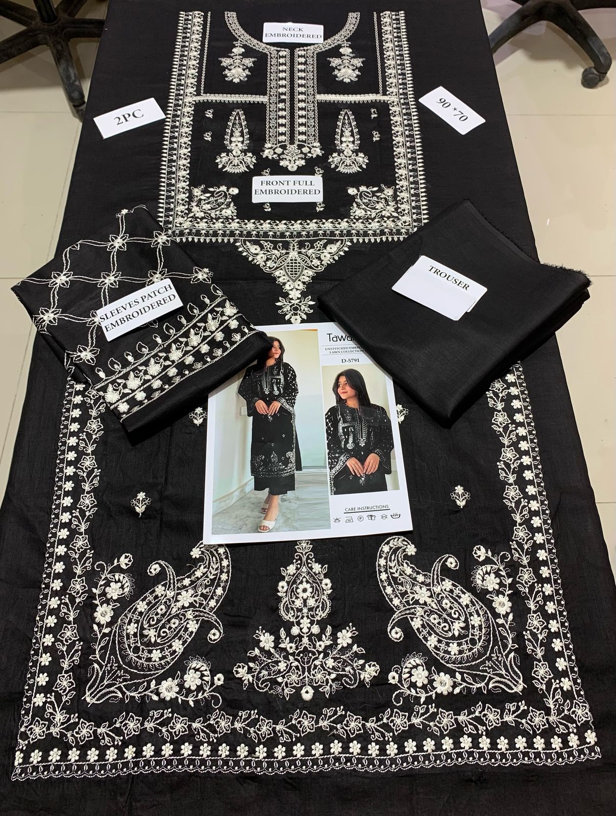 Elegant & Affordable – Embroidered Premium Lawn 2-Piece