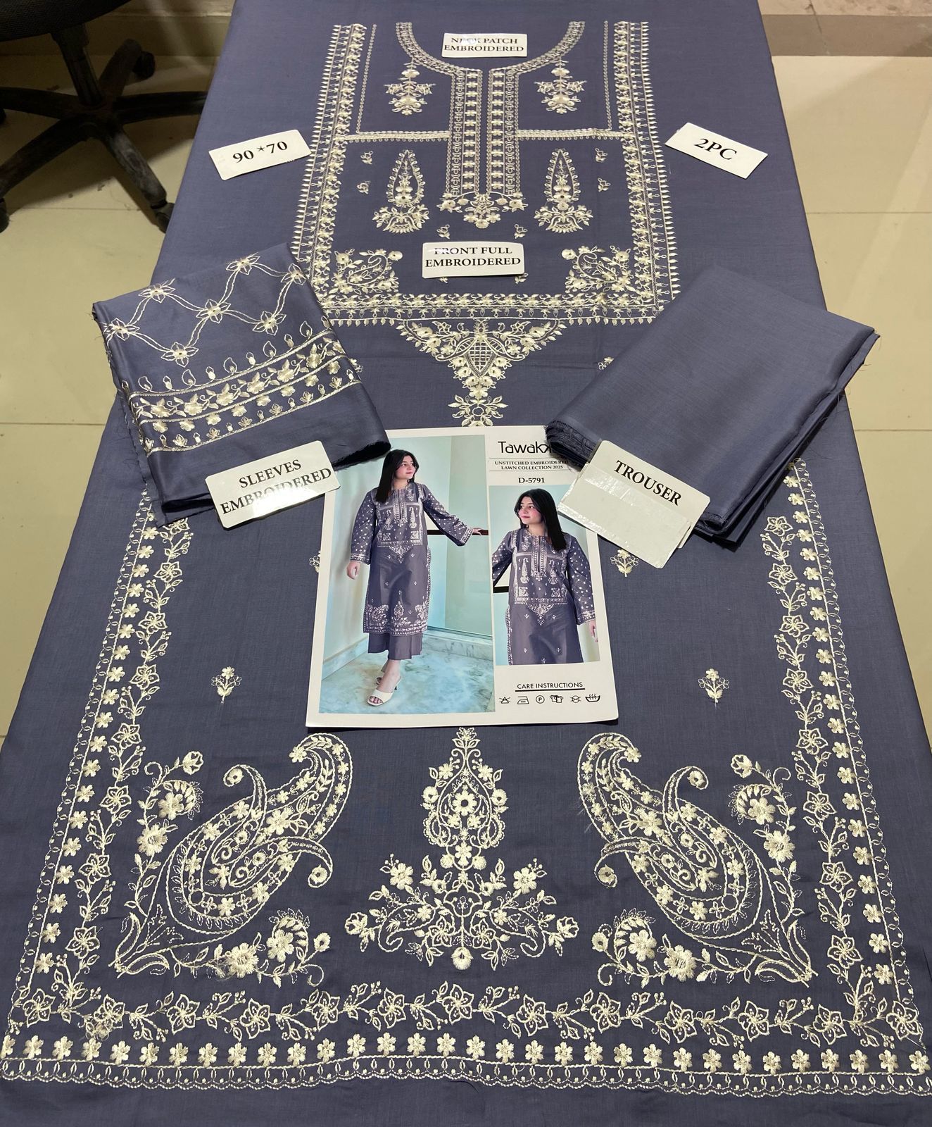 Elegant & Affordable – Embroidered Premium Lawn 2-Piece