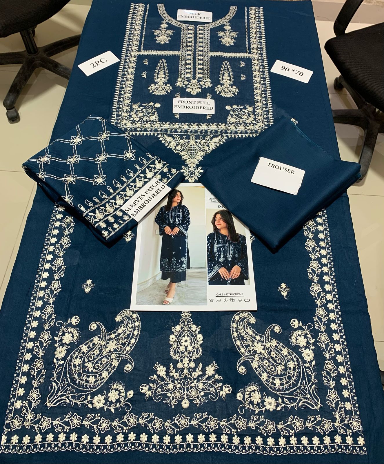 Elegant & Affordable – Embroidered Premium Lawn 2-Piece