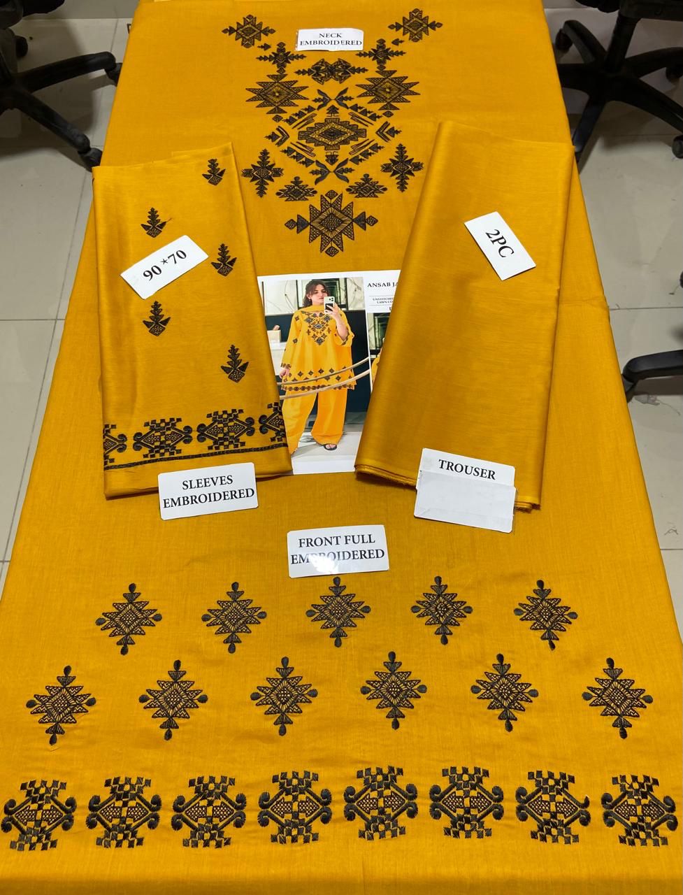 Elegant & Affordable – Embroidered Premium Lawn 2-Piece
